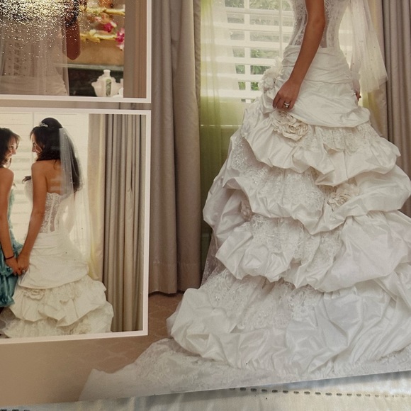 Pnina Tornai bridal gown corset and skirt wedding dress - Picture 14 of 16